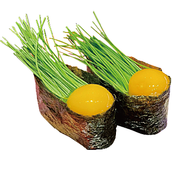 芽ねぎ月見軍艦