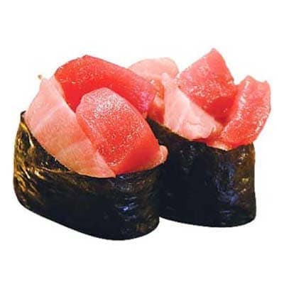 生本まぐろ　切り落とし軍艦