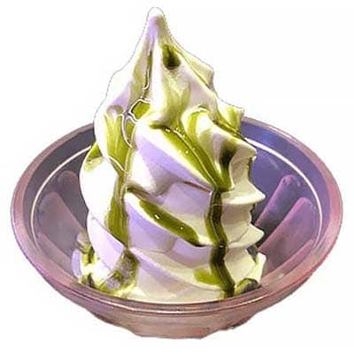 ソフトクリーム宇治抹茶