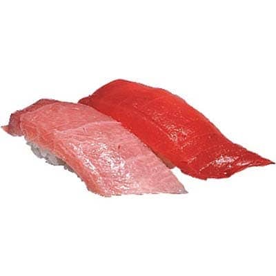 生本鮪　赤身中トロ食べ比べ2貫