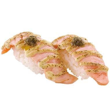 炙り生サーモンバジル