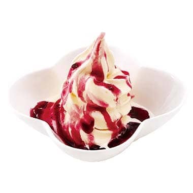 ソフトクリームブルーベリー